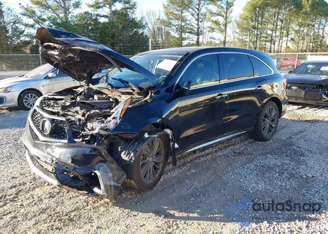 2020 Acura Mdx Technology Package z USA, uszkodzony, nr VIN 5J8YD3H59LL017778